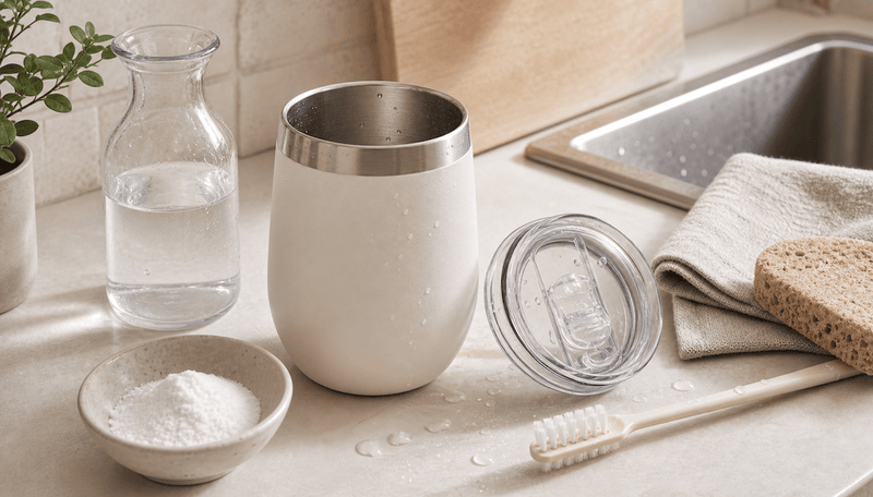 How to Clean a Stainless Steel Coffee Cup (And Get Rid of Coffee Smell)