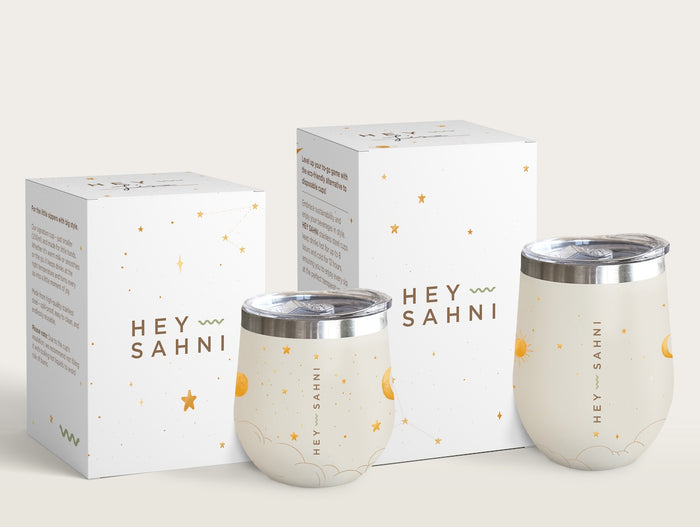 HEY SAHNI Sun & Stars Bundle – Becher mit Verpackung