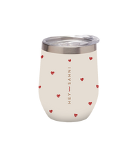 HEY SAHNI Amore Edelstahlbecher mit Herz-Design