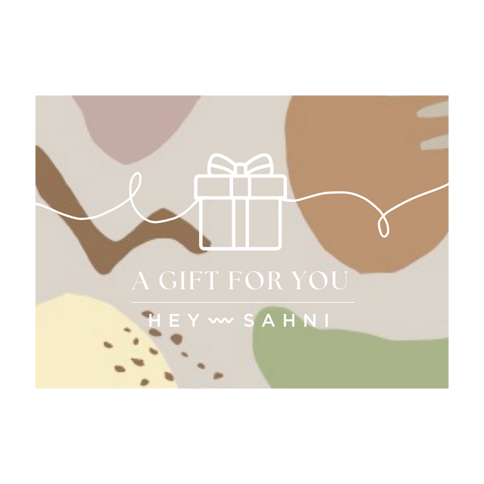 HEY SAHNI Geschenkgutschein / Gift Card
