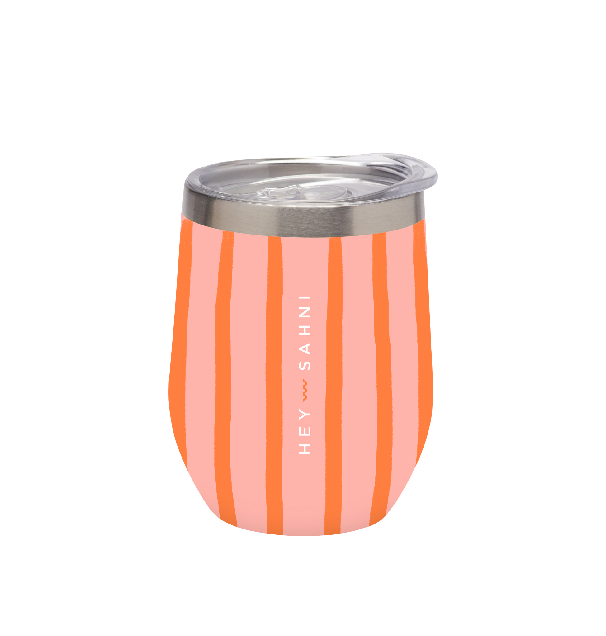 HEY SAHNI Striped Becher mit Streifen – Frontansicht